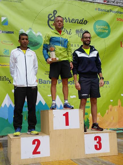 CARMINE BUCCILLI PROTAGONISTA ALLA SCORRENDO CON IL LIRI