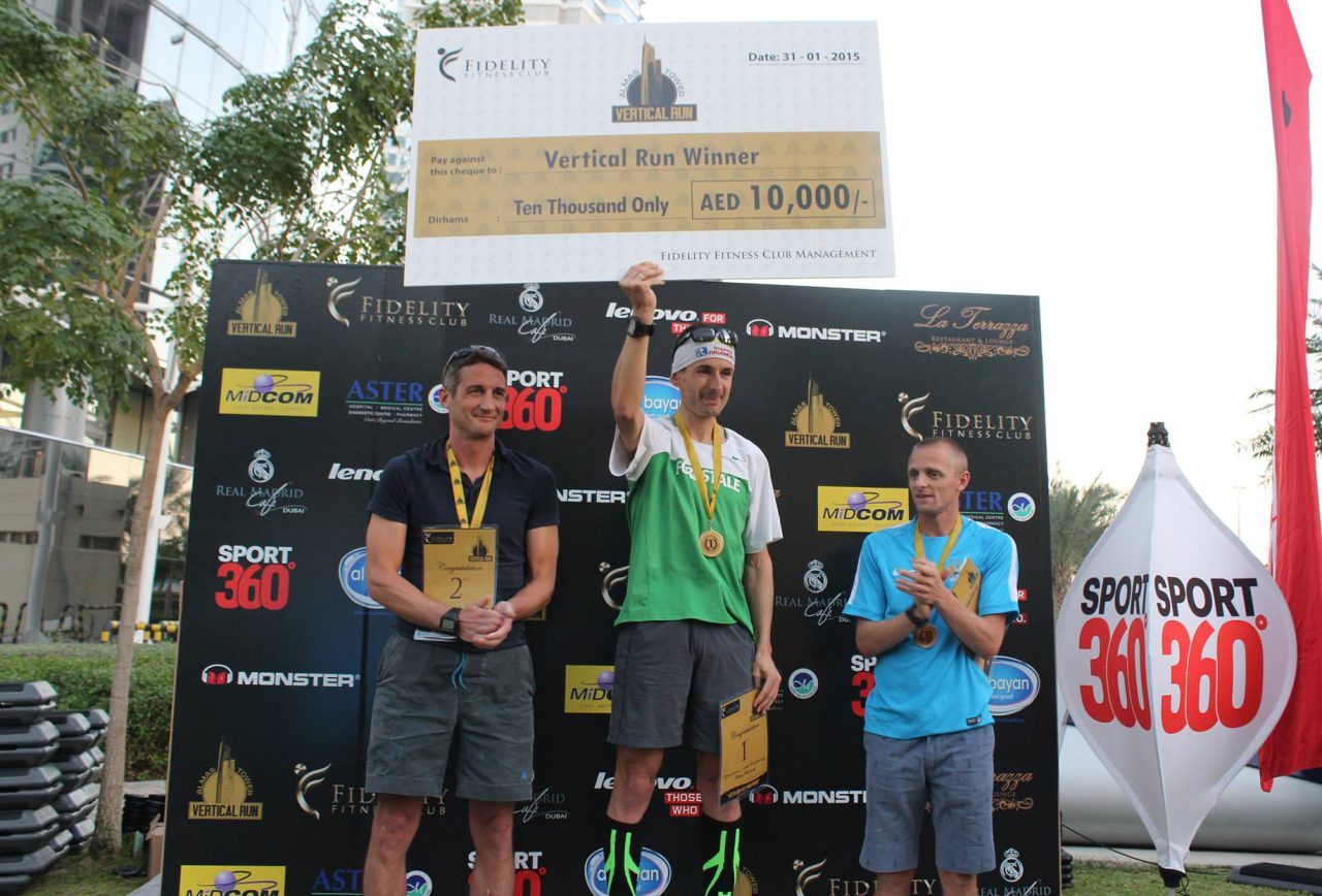 EMANUELE MANZI VINCE L’ALMAS TOWER VERTICAL RUN